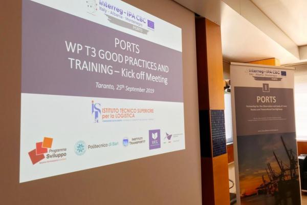 PORTS project meeting - Port System Authority of the Ionian Sea, Taranto